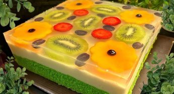 Resep Makanan Penutup Segar: Cake Lapis Buah yang Lezat